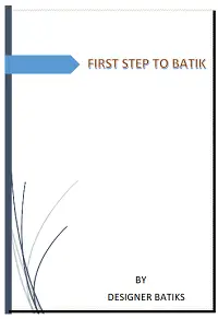 Handmade Batik Learning Book - Learn Batik Art Step by Step - Image 2